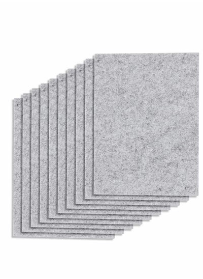 اشتري 10 Pack Premium DIY Furniture Pads Furniture Felt Sheet for Hard Surfaces Floor Protector Pads 14 * 20cm في الامارات