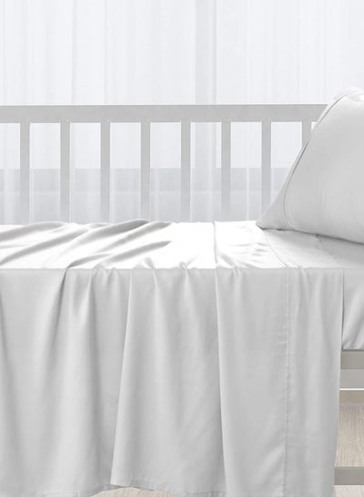 Buy Cotton Flat Crib Sheet Baby 70 X 100cm in Egypt