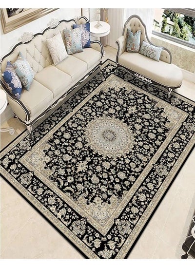 Buy New Style Washable Sticky Printed Floor Carpet 230 x 160 cm in UAE