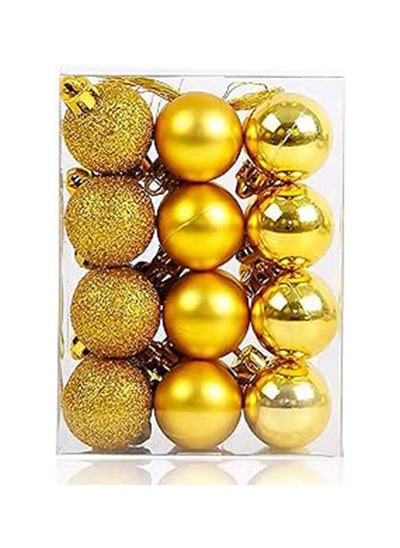 اشتري 24-Pieces Christmas Ball Ornaments في مصر