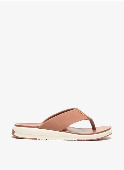 اشتري Men Solid Slip-On Thong Sandals في الامارات