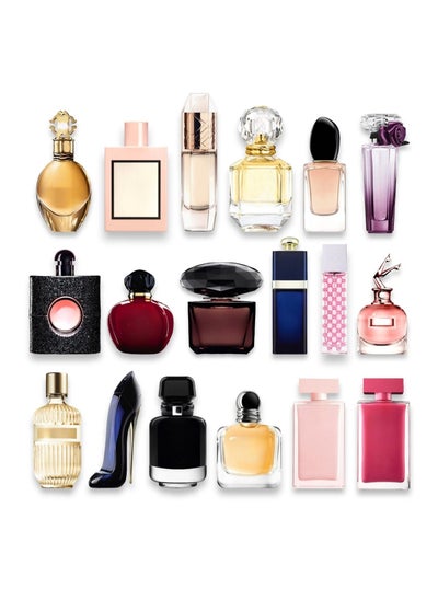 Buy Premium CLASSIC Perfume Set for Women 25 ml (18 Pieces) in Saudi Arabia