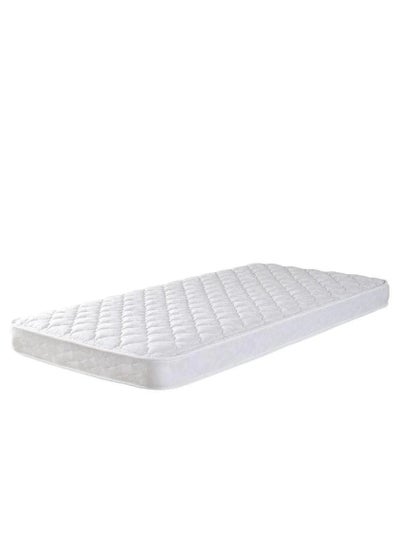 اشتري Rahalife Medicated Single Mattress Single Bed Mattress Medicated Mattress Bed Single Size Mattress Dimension:W90 x L190 x H6 Cm White Bachelor bed Single Bed Kids Bed في الامارات