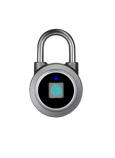 Buy Fingerprint Padlock, Bluetooth Lock, Mobile APP, Smart Padlock with Keyless Biometric, Water Resistant, Suitable for Gym, Sports, Bike, School, Locker and Storage in Saudi Arabia