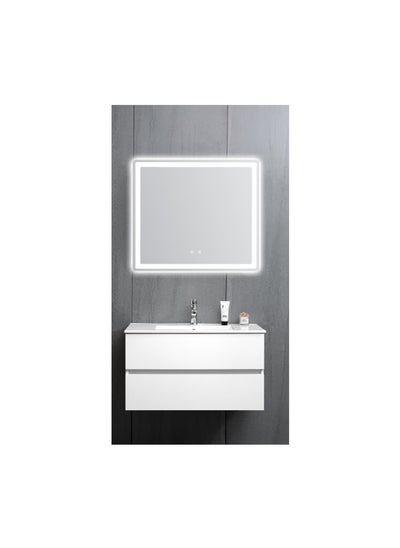 Buy High-Quality and Durable Vanity Cabinet with Mirror White and Clear 64 x 64 x 64 cm 2320101 in Saudi Arabia