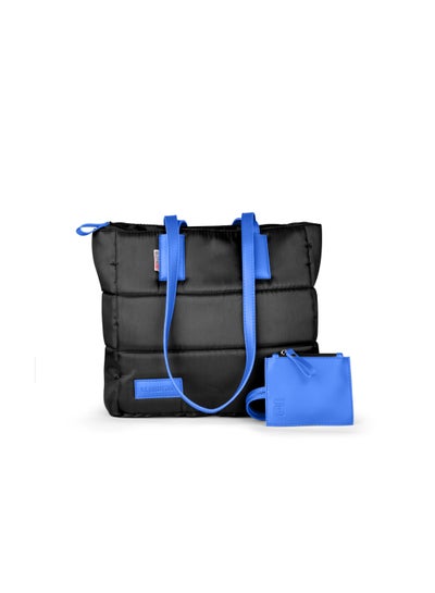 Buy Soft Canvas B.S bag tote bag and shoulder bag for girls - blue in Egypt