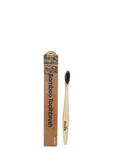 Buy Bamboo Toothbrush for Adults Flat Handled Design Eco Friendly Oral Care Soft Bristles  Biodegradable Handle  Natural Bamboo  Sustainable Dental Hygiene Solution in UAE