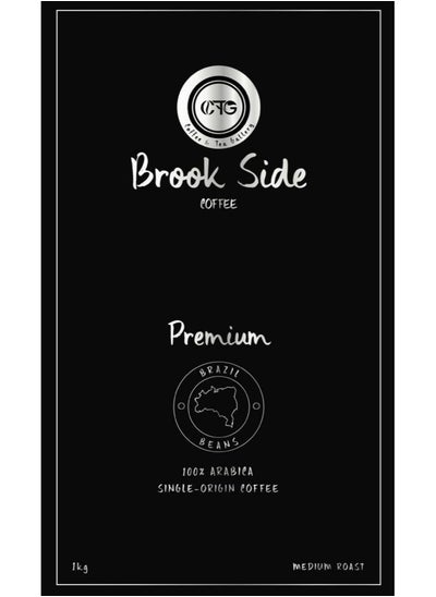 Buy Brook Side Brazil Coffee Beans Premium 1 Kg in UAE