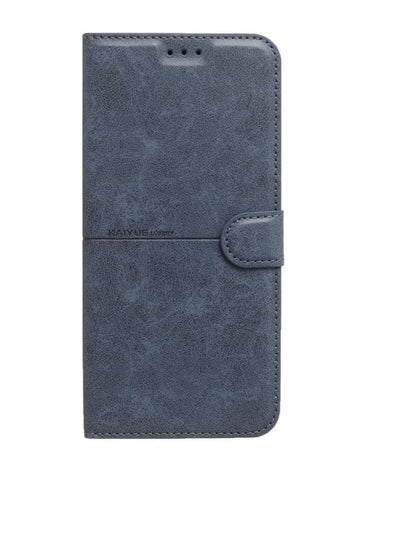 Buy Kaiyue Flip Leather Case Cover For Huawei Y9a - Blue in Egypt