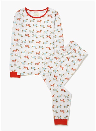 Buy Christmas Sausage Dog Pyjama Set in Egypt