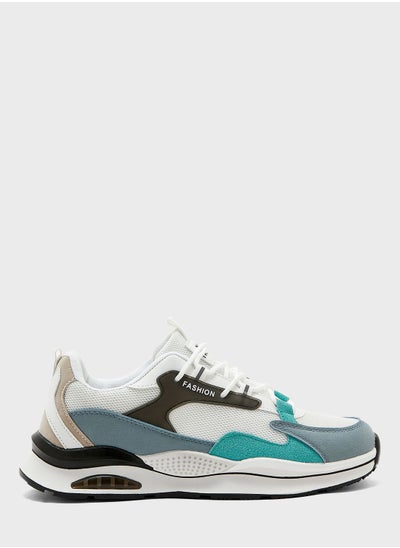 اشتري Mesh And Suede Causal Lifestyle Sneakers في السعودية