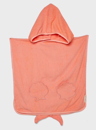 Buy Beach Hooded Towel Ocean Treasure Neon Rose in UAE