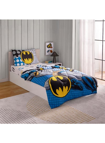 Buy Batman 2-Piece Single Comforter Set 220 x 135 cm in UAE