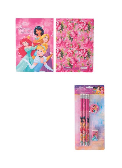 اشتري Stationery Princess Anything is Possible  A4 Eng, A5 Eng & 8Pc Pencil Set في الامارات