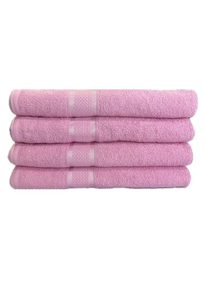 Buy Bath Towel Ultra Soft 70Cm X 140Cm, 100% Cotton Bath Towels Pack, 430GSM Terry in UAE