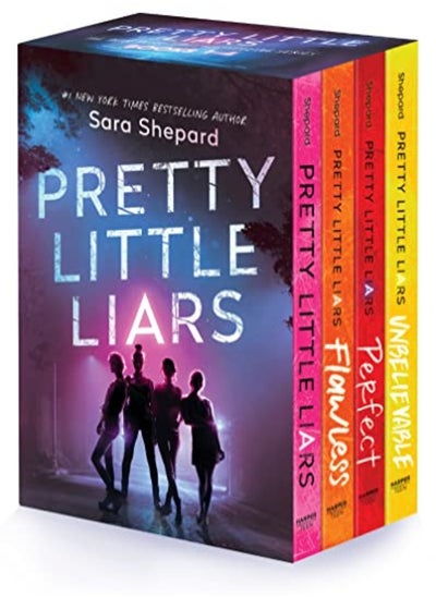 اشتري Pretty Little Liars 4Book Paperback Box Set Pretty Little Liars Flawless Perfect Unbelievable by Shepard, Sara Paperback في الامارات