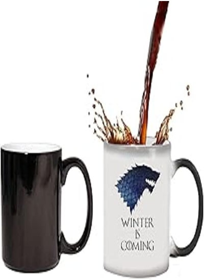 Buy Winter is coming Coffee Magic Mug - Black-pr982 in Egypt