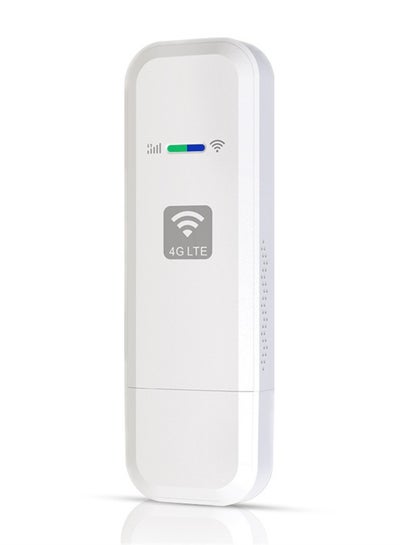 اشتري WiFi Modem Dongle, Connectivity with 4G LTE USB WiFi Modem - Internet Hotspot for Desktops, Laptops, and PCs. Car WiFi Mini Wireless Router with SIM Card Slot for On-the-Go Connectivity في الامارات
