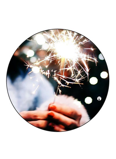 Buy Fireworks Printed Mouse Pad Multicolour in UAE