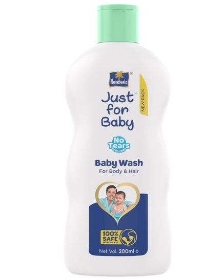 اشتري Baby Wash for Body & Hair with No Tears Formula | Dermatologically Tested and Safe Ingredients 200 ml في الامارات