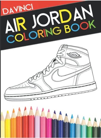 اشتري Air Jordan Coloring Book Sneaker Adult Coloring Book في الامارات