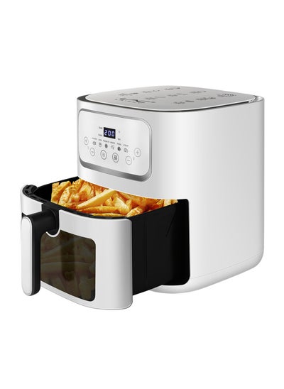 Buy AirFryer 10L Large Size , 6 Presets, One-touch Panel, 360° Turbo Airflow Tech, Nonstick Air Fryers Basket,dishwasher-safe, Elegant Black Design in UAE