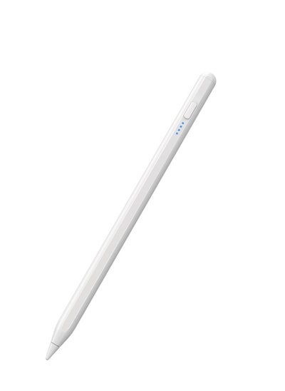 Buy Digital Stylus Pen Pencil iPad Pen with Fast Charging & light display power function For Apple iPad 2018 and Later White in Saudi Arabia