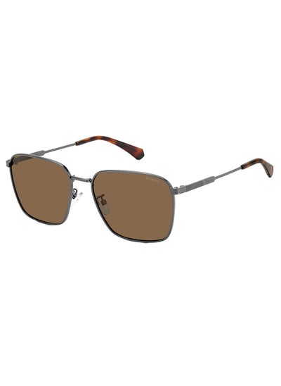 اشتري Men Rectangular Sunglasses PLD 4120/G/S/X  DK RUTHEN 59 في السعودية