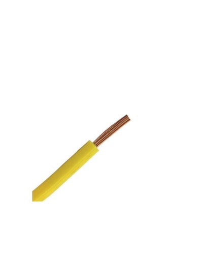 اشتري Oman Cable 6.0mm Single Core Wire-100 Yards-Yellow في الامارات