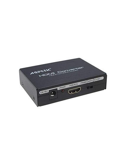 Buy AGPtek HDMI to HDMI SPDIF RCA L/R Audio Extractor Converter (HDMI input,HDMI Audio output) in UAE