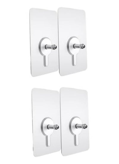 Buy 4 piece Self Adhesive Wall Hooks Screw Alternatives in Egypt