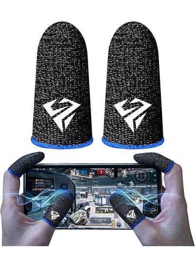 Buy High Quality Gaming Finger Sleeves For Mobile Gaming Super Highly Sensitive WASP Feelers Smooth Operation Sweat Absorbing Odorless Breathable Seamless Finger Sleeve For PUBG And Much Other Games Play in Saudi Arabia