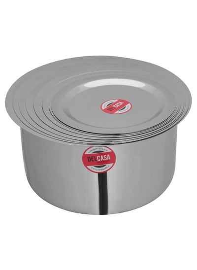 Buy Stainless Steel Tope Set with Lid, 8pcs Tope & Lid, DC2454 in UAE