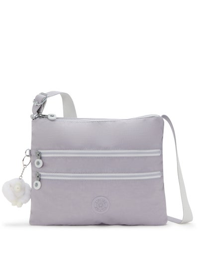 اشتري KIPLING Alvar Medium crossbody Tender Grey -133351FB في الامارات