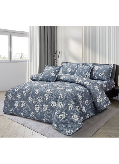 Buy Quilt set, one person, consisting of 4 pieces, polyester comforter, size 170 by 220 cm in Saudi Arabia