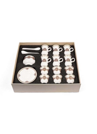 اشتري Porcelain 27 Pieces Tea & Coffee Serving Set في الامارات