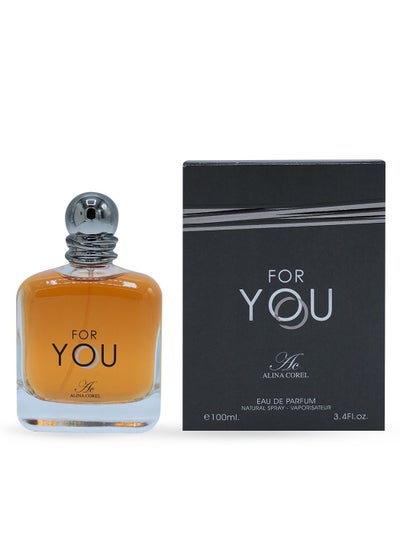 Buy For You for Men by Alina Corel Eau de Parfum 100 ml in Saudi Arabia