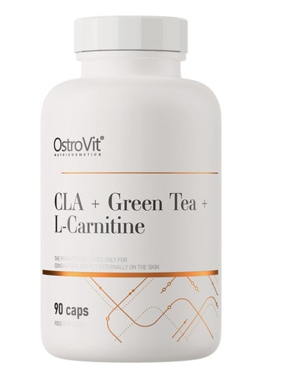 Buy OstroVit CLA  Green Tea  L-carnitine 90 Caps in UAE