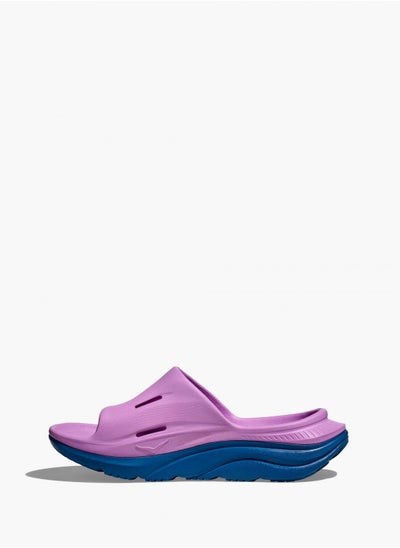 Buy ORA Recovery Slide 3 Beach Slippers Purple/Blue Rubber Soft Sole Comfort For Men and Women in Saudi Arabia