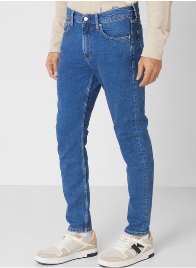 Buy Mid Wash Slim Fit Jeans in Saudi Arabia