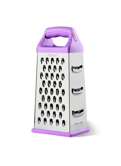 Buy Four-Sided Vegetable Grater 24Cm Purple in UAE