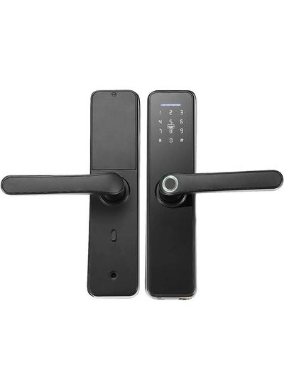 Buy Smart Lock Indoor Fingerprint Lock Keyless Door Lock Keyboard Lock Suitable for Home Office Front Door Bedroom (Black) in Saudi Arabia