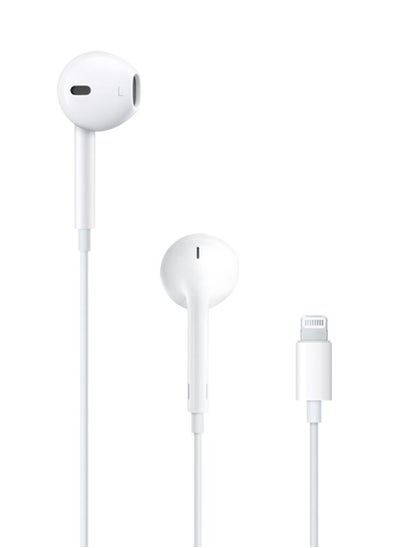 اشتري White Lightning Connector Earphones for high sound quality and sophisticated elegance With Apple MFI في السعودية