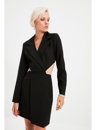 اشتري Black Jacket Collar Dress في مصر
