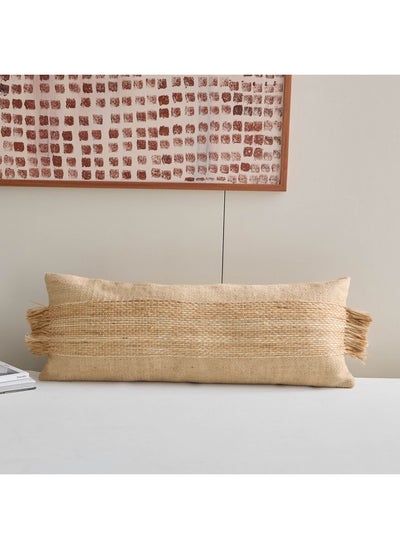 اشتري Terran Jute Fringe Filled Cushion 90 x 35 cm في الامارات