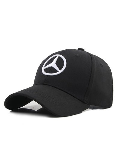 Buy Mercedes Benz Logo Embroidered Adjustable Baseball Caps for Men and Women Hat Travel Cap Car Racing Motor Hat in UAE