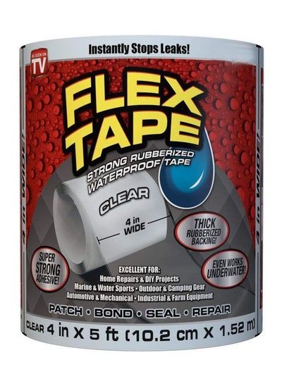 Buy Super Strong Leakage Waterproof Super Flex Tape for Garden Hose Water Bonding - White in UAE