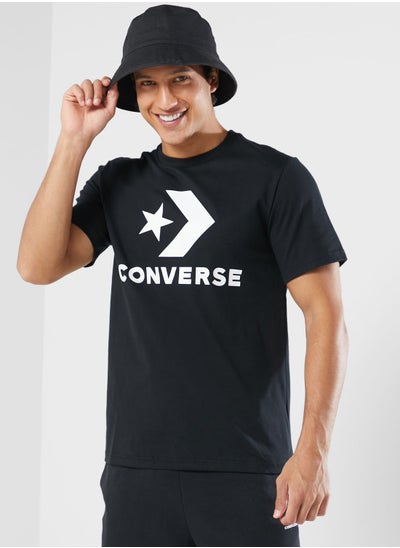 Buy Standard Fit Center Front Large Logo Star T-Shirt in UAE