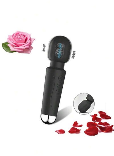 اشتري Rechargeable Personal Massager, Mini Personal Massager Neck and Shoulder Massager Quiet Massage Tools, Soft Silicone Material with Low Medium and في السعودية