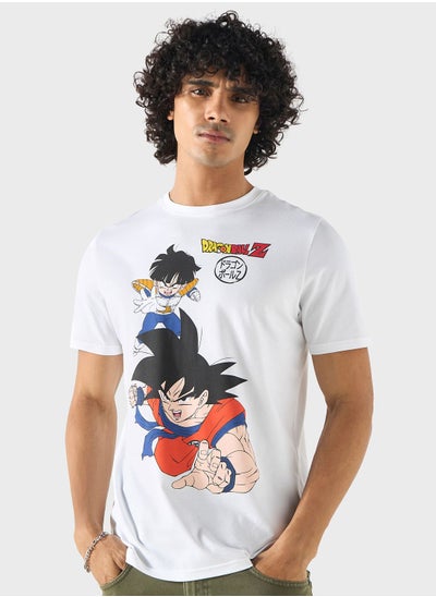 اشتري Dragon Ball Z Print T-Shirt في الامارات